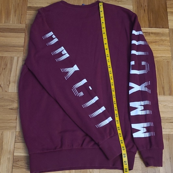 H&M Men's Crewneck Long Sleeve Purple Sweater, S - Picture 3 of 4